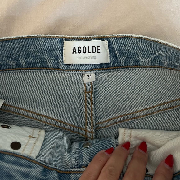 AGOLDE Riley High Rise Straight Crop - Picture 5 of 11